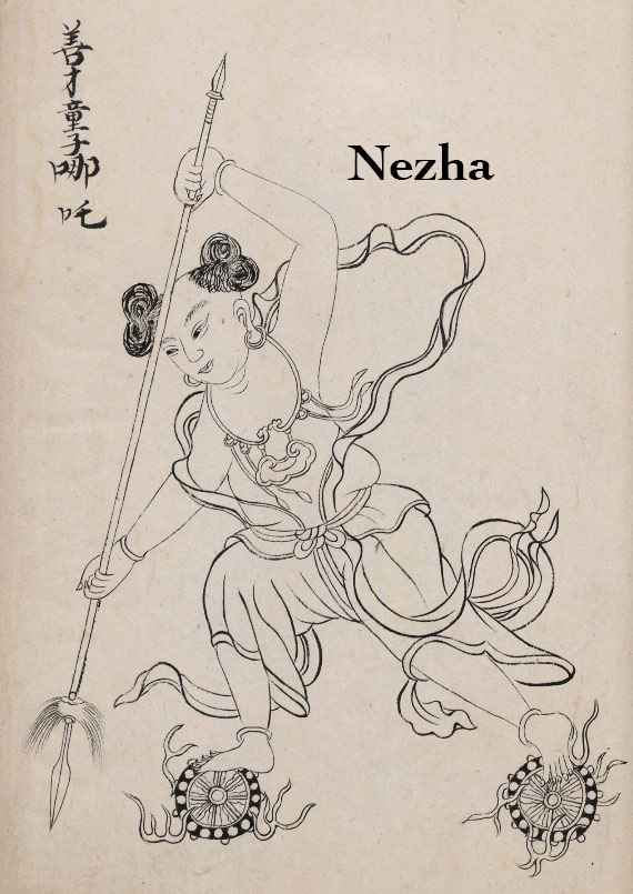 What is Nezha the god of​, discover Nezha’s Legacy: Exclusive HD Artwork from ‘Fengshen Zhenxing Tu’