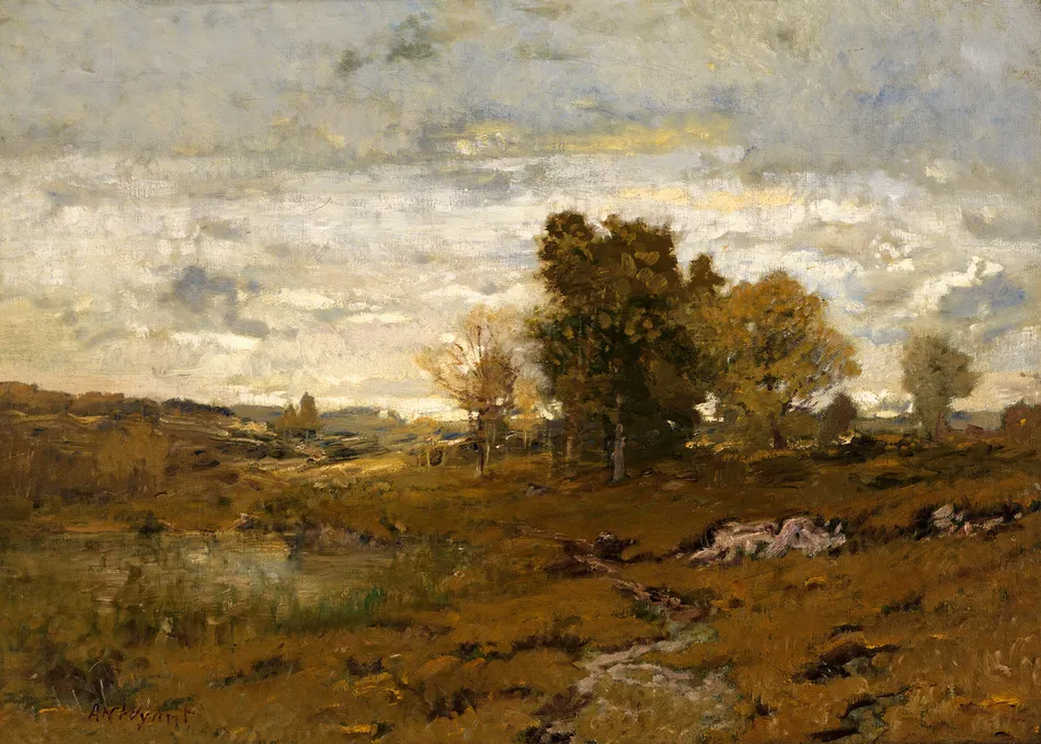Autumn At Arkville-full by Alexander Helwig Wyant
