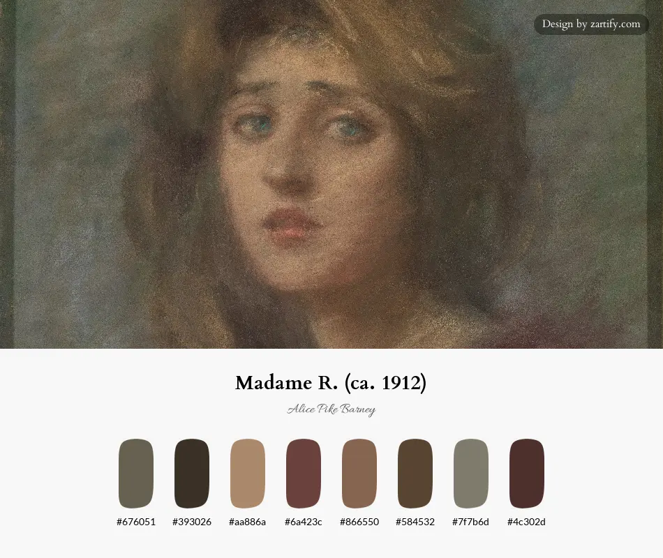Madame R. (ca. 1912)-palette by Alice Pike Barney