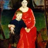 American Motherhood (1922)-d2 by Charles Webster Hawthorne