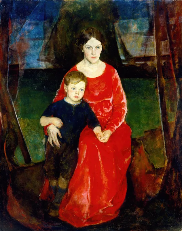 American Motherhood (1922)-full by Charles Webster Hawthorne