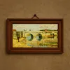 Bridge Over the Stour-frame by Childe Hassam