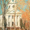 Church at Old Lyme, Connecticut  (1905)-d2 by Childe Hassam
