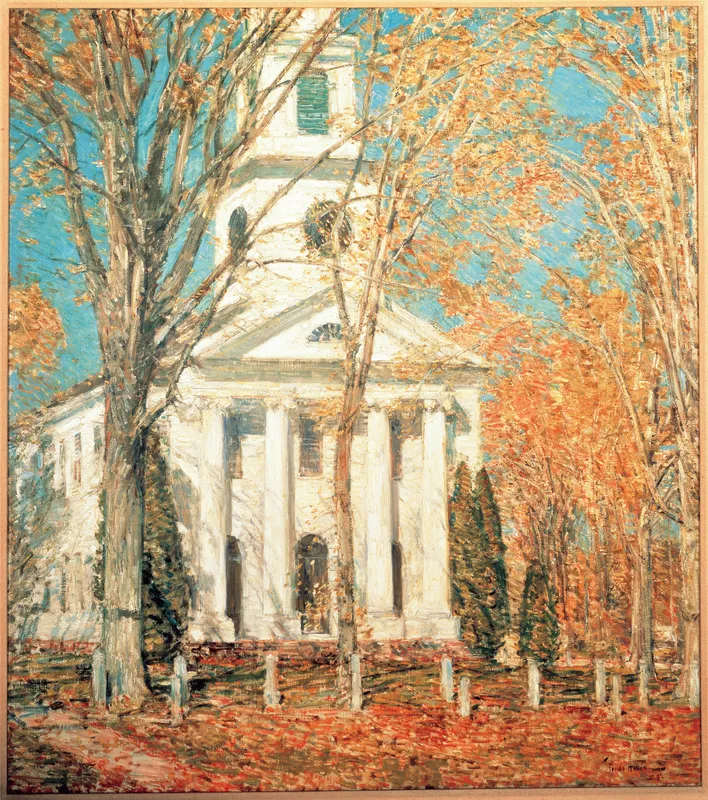 Church at Old Lyme, Connecticut  (1905)-full by Childe Hassam