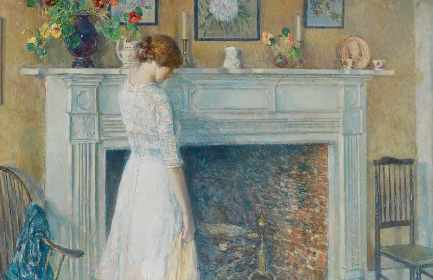 In the Old House (1914) by Childe Hassam