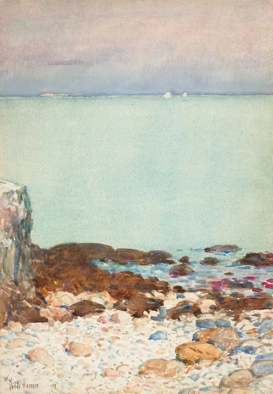 Low Tide, Isles of Shoals (1903)-full by Childe Hassam