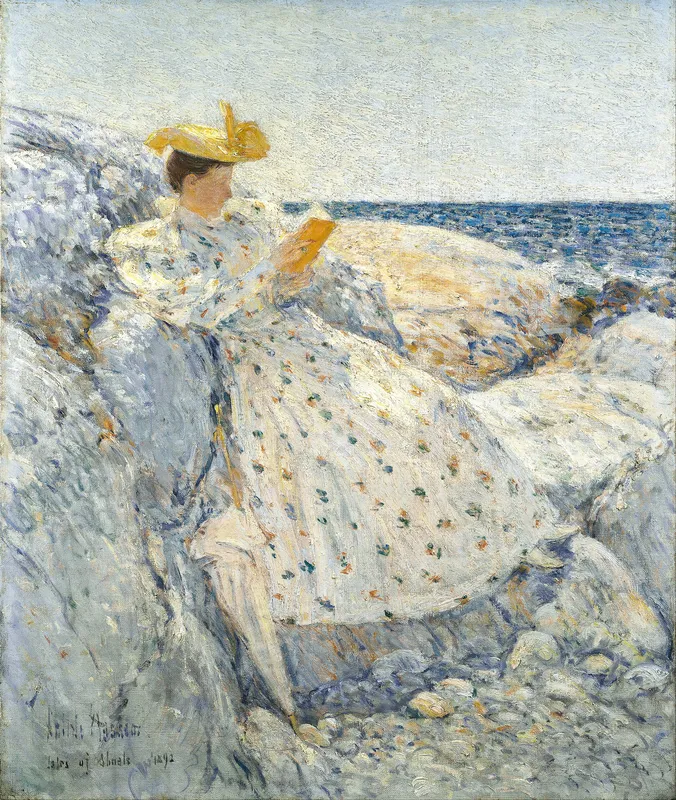 Summer Sunlight (Isles Of Shoals) (1892)-full by Childe Hassam