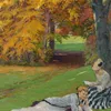 Beautiful autumn afternoon (1915)-d2 by Edward Cucuel
