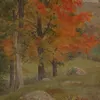 Woods in autumn (1865)-d2 by Frederic Edwin Church