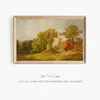 Autumn Landscape With Shepherd, Dog And Sheep-frame by Jasper Francis Cropsey