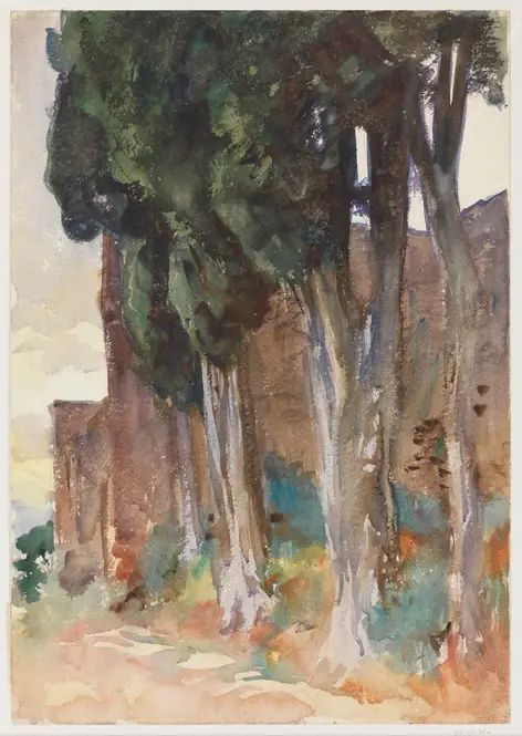Alhambra, Granada (1912) by John Singer Sargent