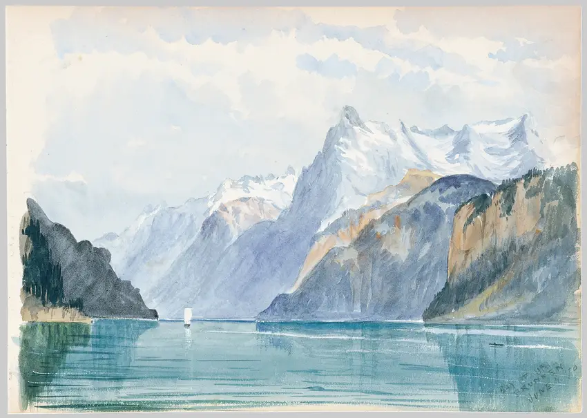 Bay of Uri, Brunnen (1870) by John Singer Sargent