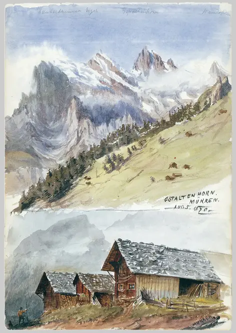 Gspaltenhorn, Mürren (1870) by John Singer Sargent