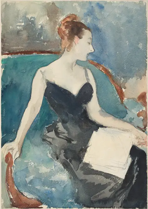 Madame Gautreau (Madame X) (c. 1883) by John Singer Sargent