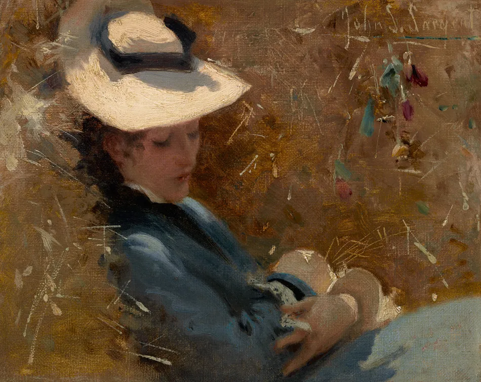 Resting (C. 1875)-full by John Singer Sargent