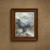 Mountain of the Holy Cross (1890)-frame by Thomas Moran