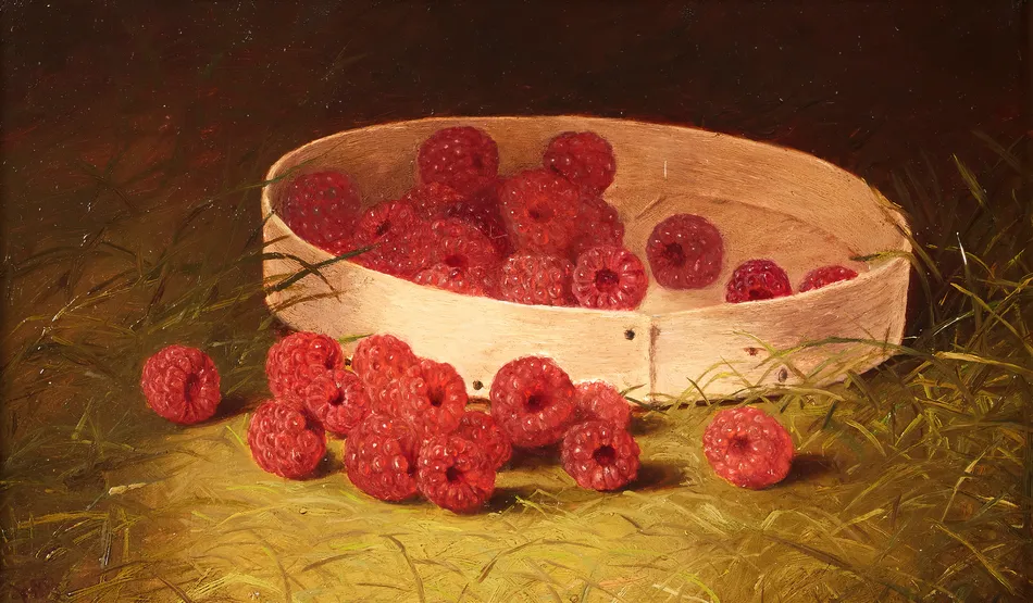 Raspberries-full by William Mason Brown