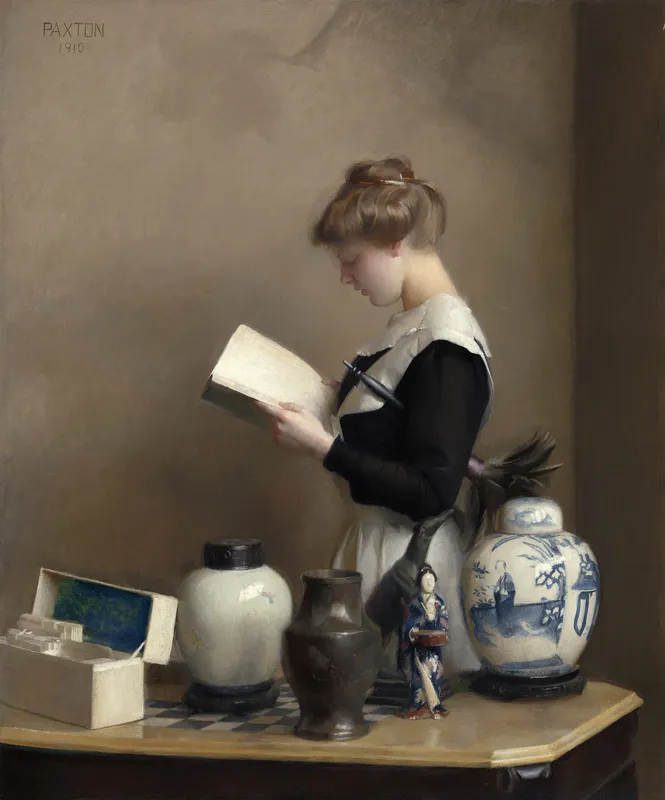 The House Maid (1910)-full by William McGregor Paxton