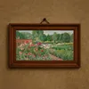 Flower Beds, Central Park (circa 1890)-frame by William Merritt Chase