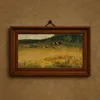 Wheat Field-frame by William Merritt Chase