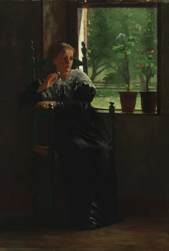 At the Window (1872) by Winslow Homer
