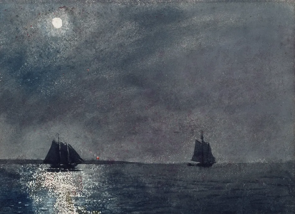 Eastern Point Light-full by Winslow Homer