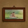 Listening To The Birds-frame by Winslow Homer