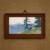 North Woods Club, Adirondacks (The Interrupted Tete-a-Tete) (1892)-frame by Winslow Homer