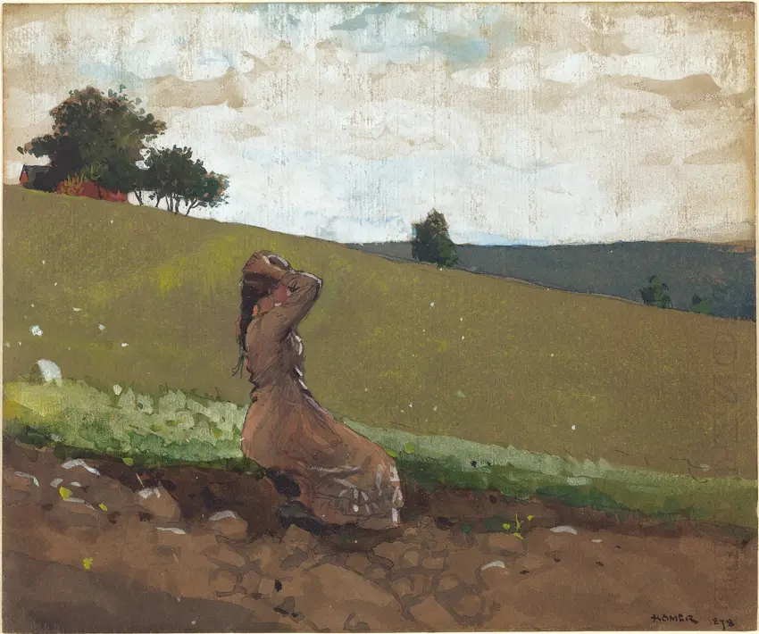 The Green Hill (1878) by Winslow Homer