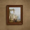 Amalfi Above The Bay Of Naples (1888)-frame by Franz Richard Unterberger