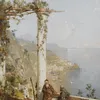 Amalfi Above The Bay Of Naples (1888)-full by Franz Richard Unterberger