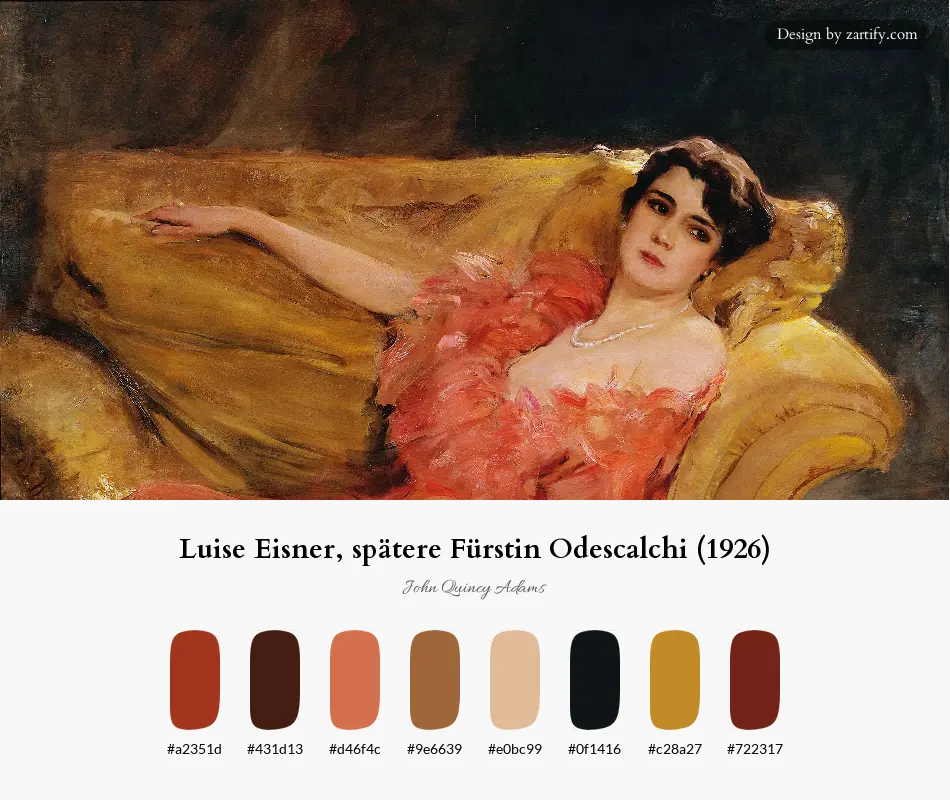 Luise Eisner, spätere Fürstin Odescalchi (1926)-palette by John Quincy Adams