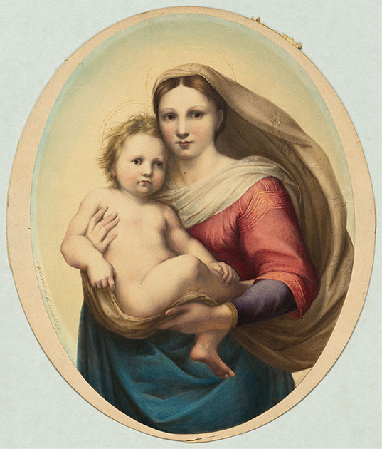 Copy after Raphael’s Sistine Madonna (19th century)
