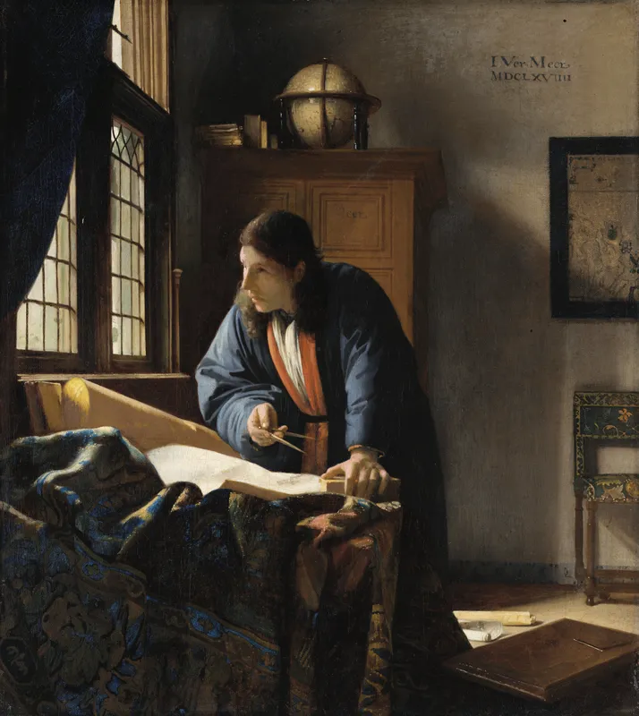 The Geographer (1669)-full by Johannes Vermeer