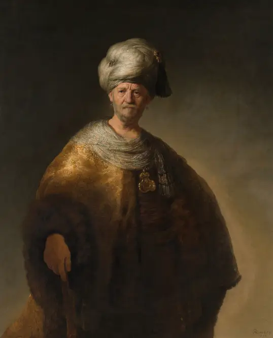 Man in Oriental Costume (The Noble Slav) (1632) by Rembrandt van Rijn