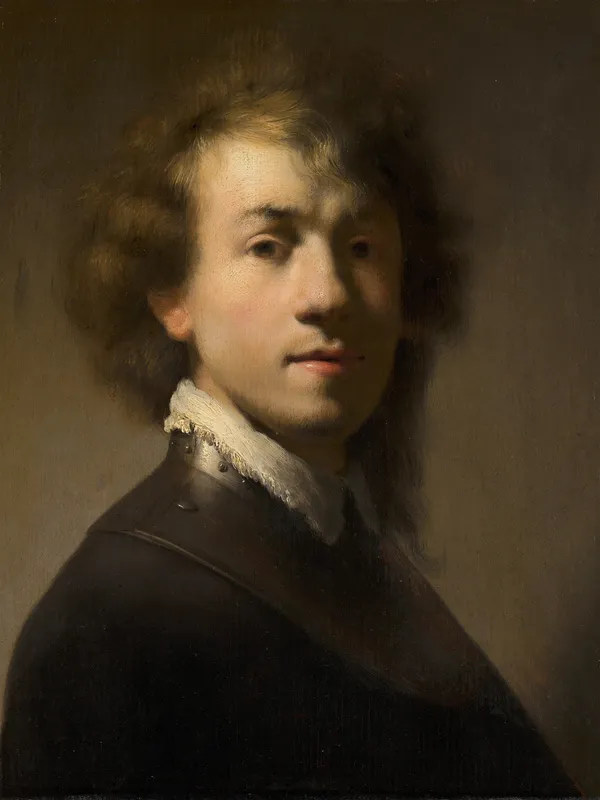 Portrait of Rembrandt with a Gorget (after c. 1629) by Rembrandt van Rijn
