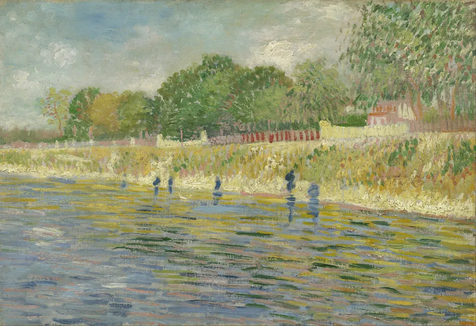 Bank of the Seine (1887)-full by Vincent van Gogh