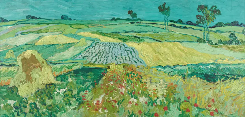 Die Ebene Von Auvers (1890) by Vincent van Gogh