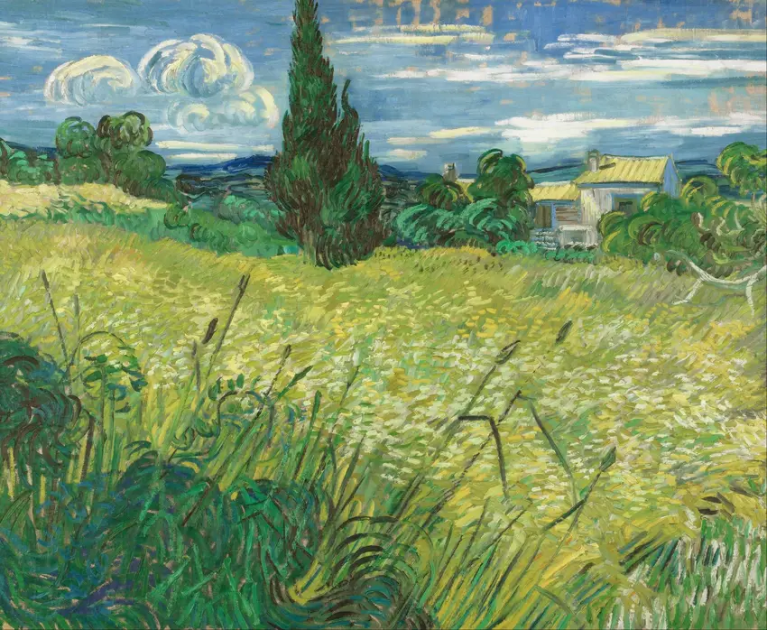 Green Field (1889) by Vincent van Gogh