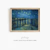 Starry Night Over the Rhone (1888)-frame by Vincent van Gogh