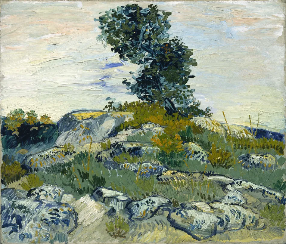 The Rocks-full by Vincent van Gogh