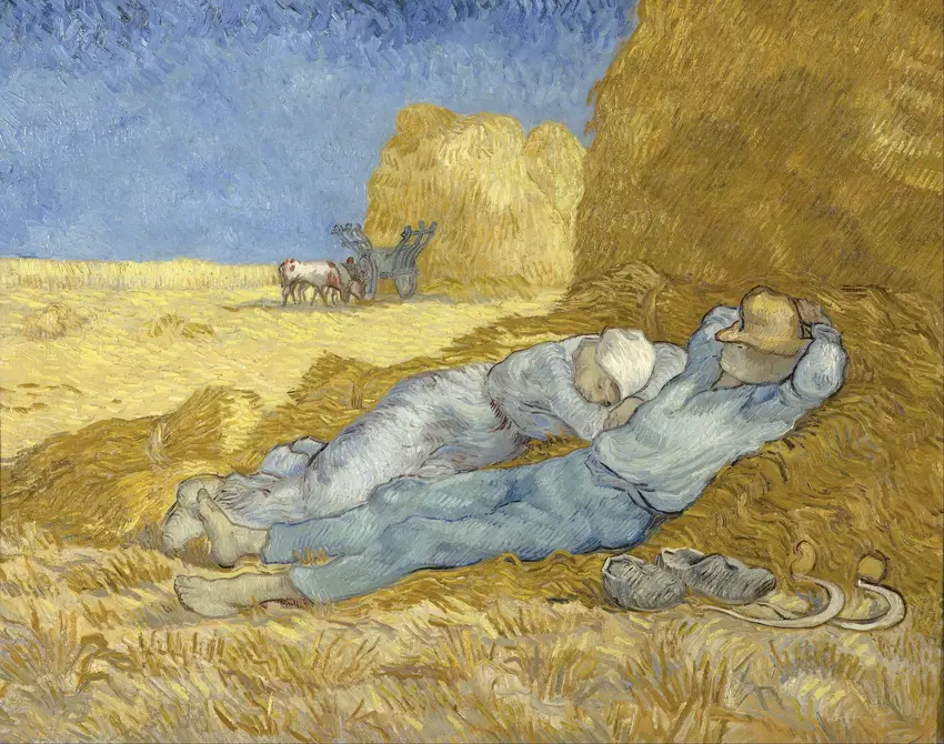 The Siesta (After Millet) by Vincent van Gogh