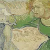 The raising of Lazarus (after Rembrandt)-d1 by Vincent van Gogh