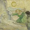 The raising of Lazarus (after Rembrandt)-full by Vincent van Gogh