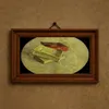 Three books (1887)-frame by Vincent van Gogh