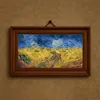 Wheatfield with Crows (1890)-frame by Vincent van Gogh