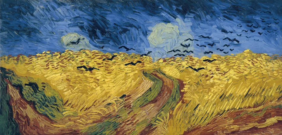 Wheatfield with Crows (1890)-full by Vincent van Gogh