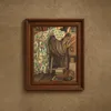 The Cap that Fits-frame by Eleanor Fortescue-Brickdale