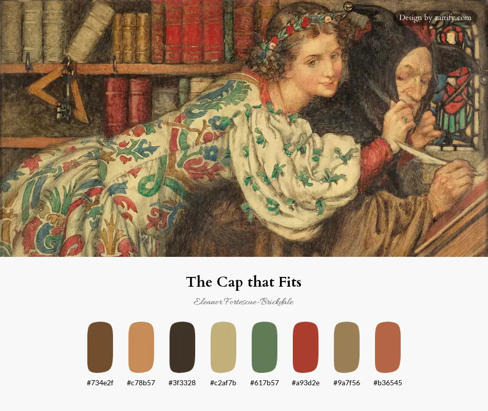The Cap that Fits-palette by Eleanor Fortescue-Brickdale