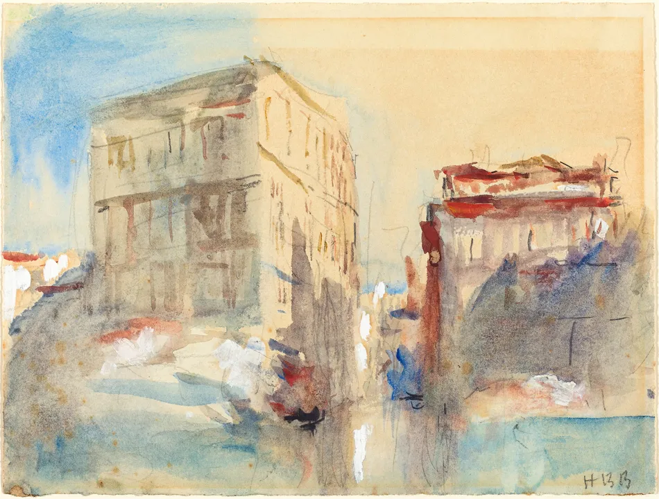 Palaces on the Grand Canal in Venice-full by Hercules Brabazon Brabazon